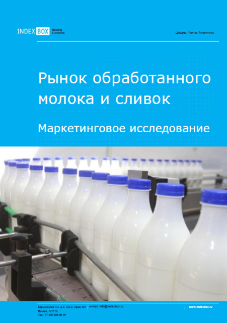Рынок обработанного молока и сливок. Маркетинговое исследование - Итоги 2023. Прогноз на 2024-2030 гг.